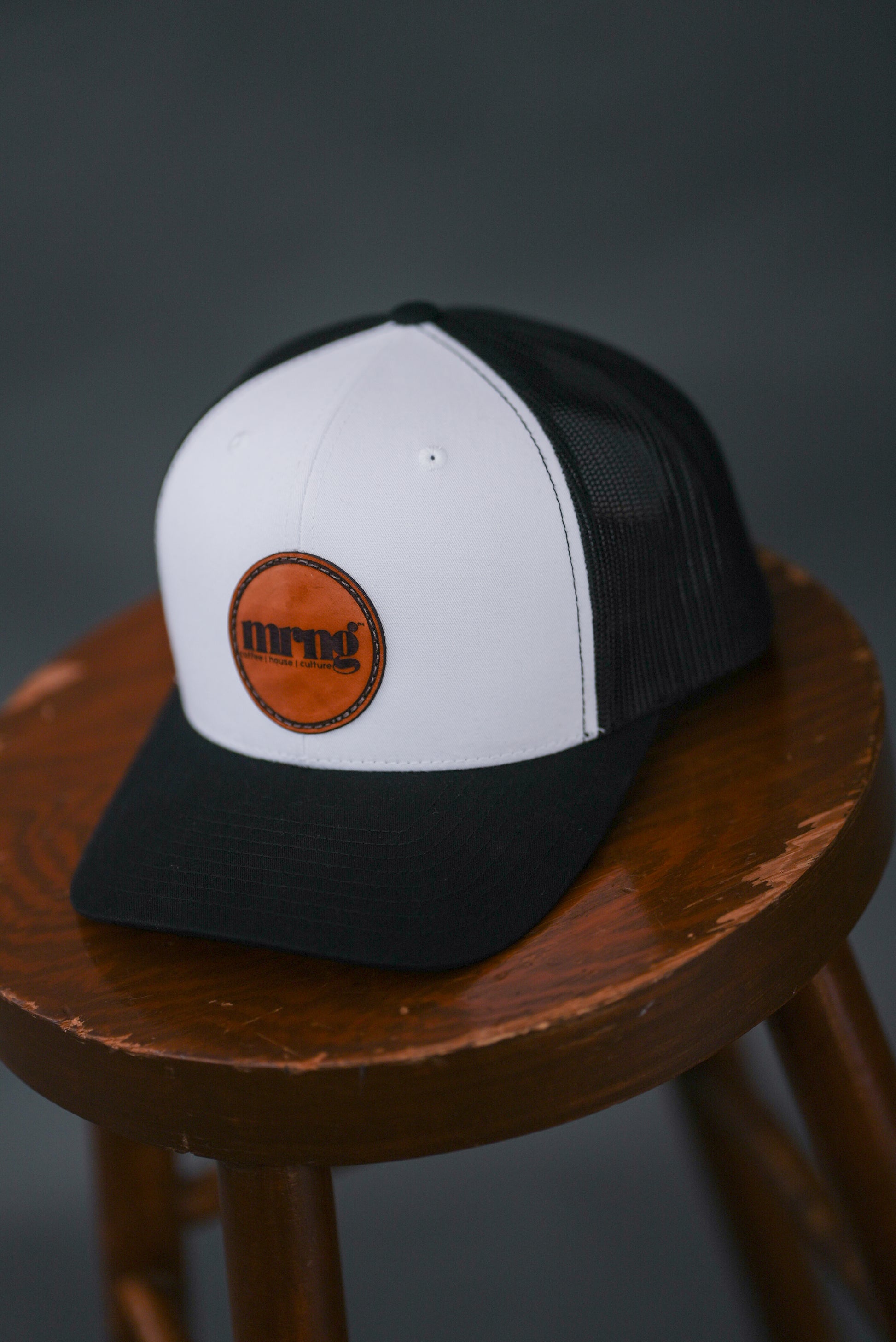 “Chapter Three” Trucker Cap – White and Black